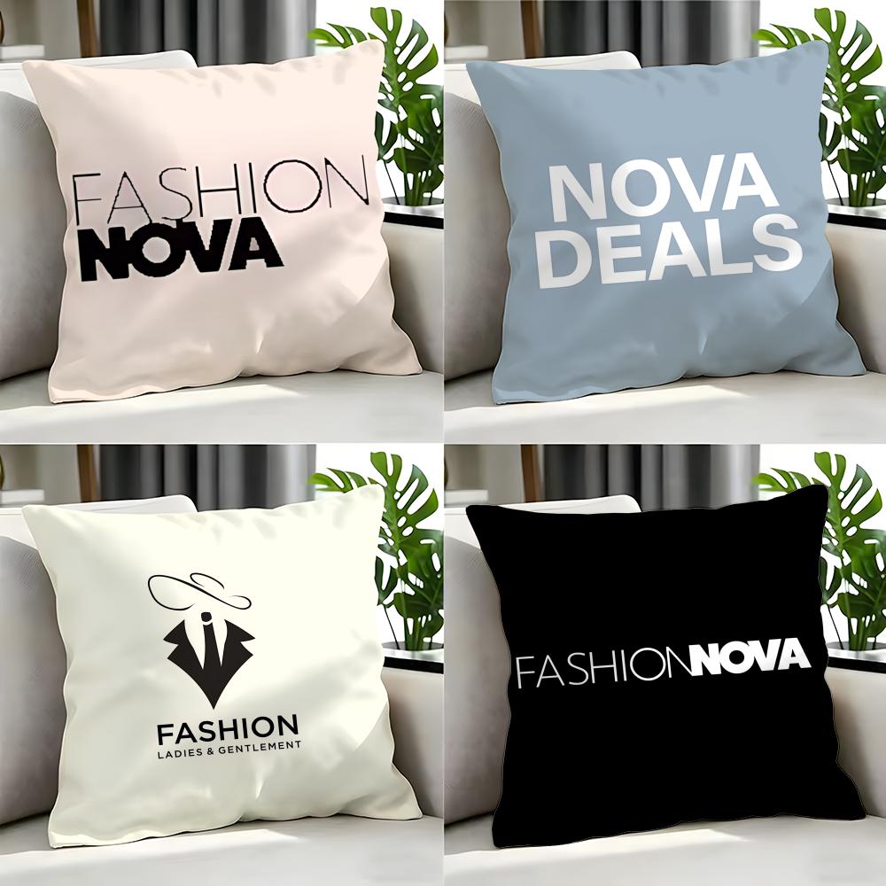 Nova Decor & Lighting Vase Glass Brun 26Cm - Brand FFashion Nova Cushion Cover Cushion