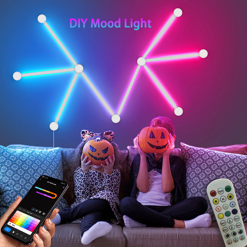 Lighting Decoration Ideas - Smart RGB Wall Lamp, Bluetooth APP