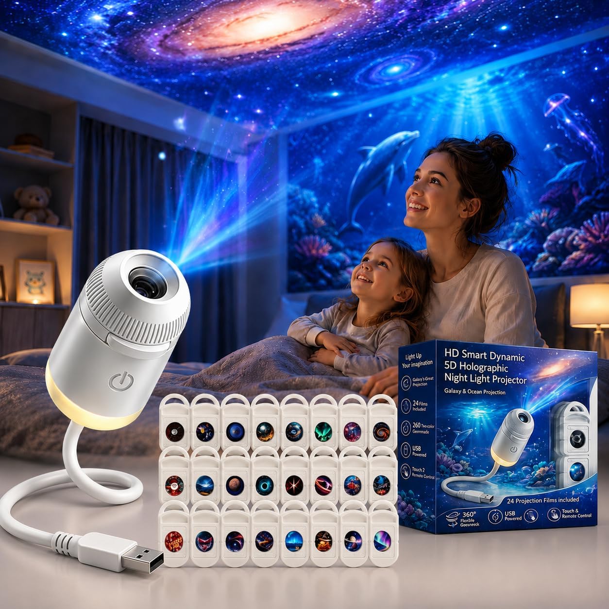 Lighting Decoration Ideas - HD Smart Dynamic 5D Holographic Night