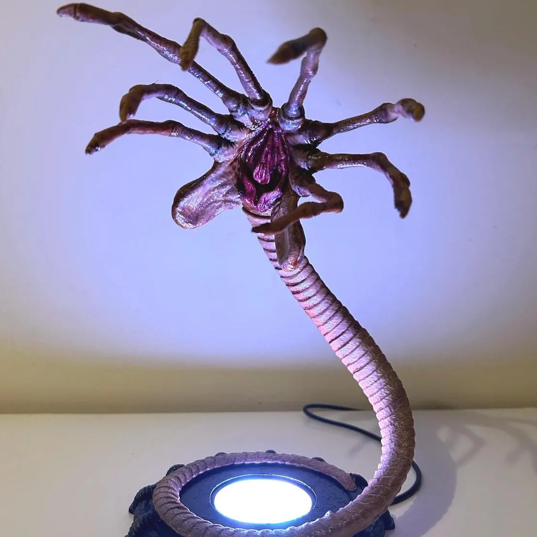 Lighting Decoration Ideas - Alien Facehugger Lamp Nightlight, Flashing Halloween
