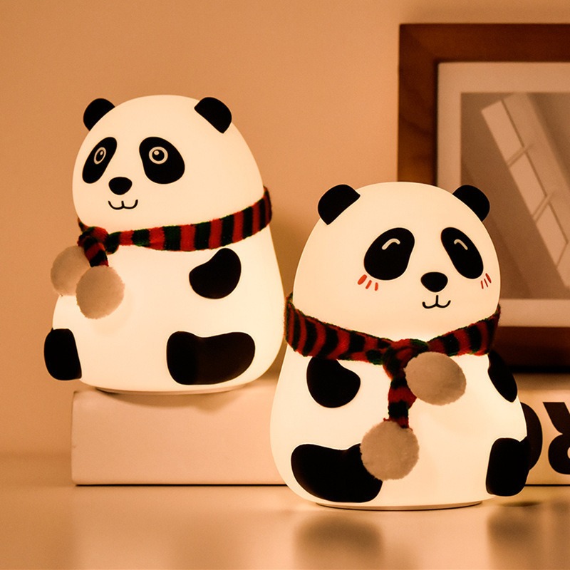 Cute Cartoon Pandas with Big E - Bedroom Lighting Decor Ideas ulasan dan harga
