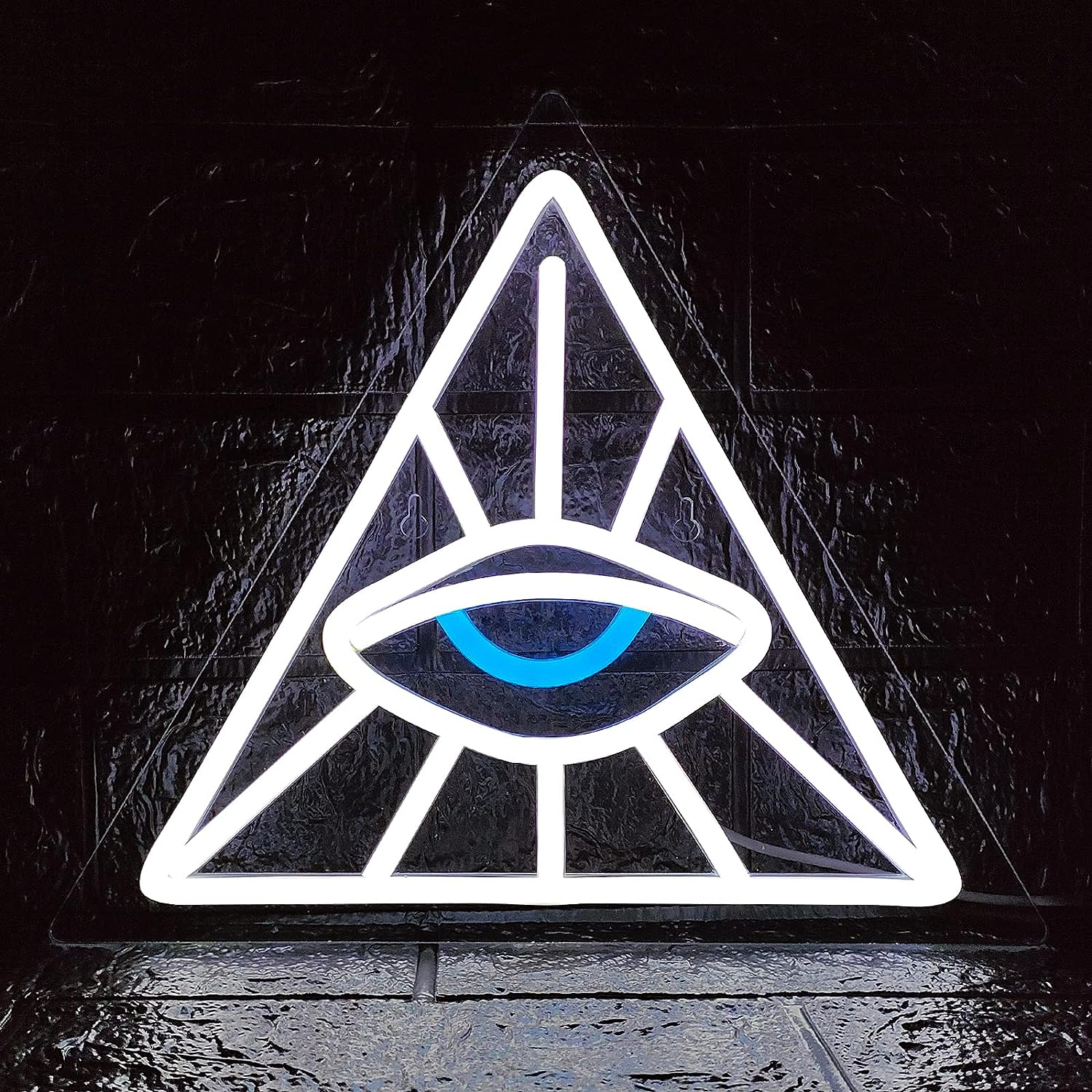 Eye in Triangle Neon Light LED - Outdoor Lighting Decor Ideas ulasan dan harga