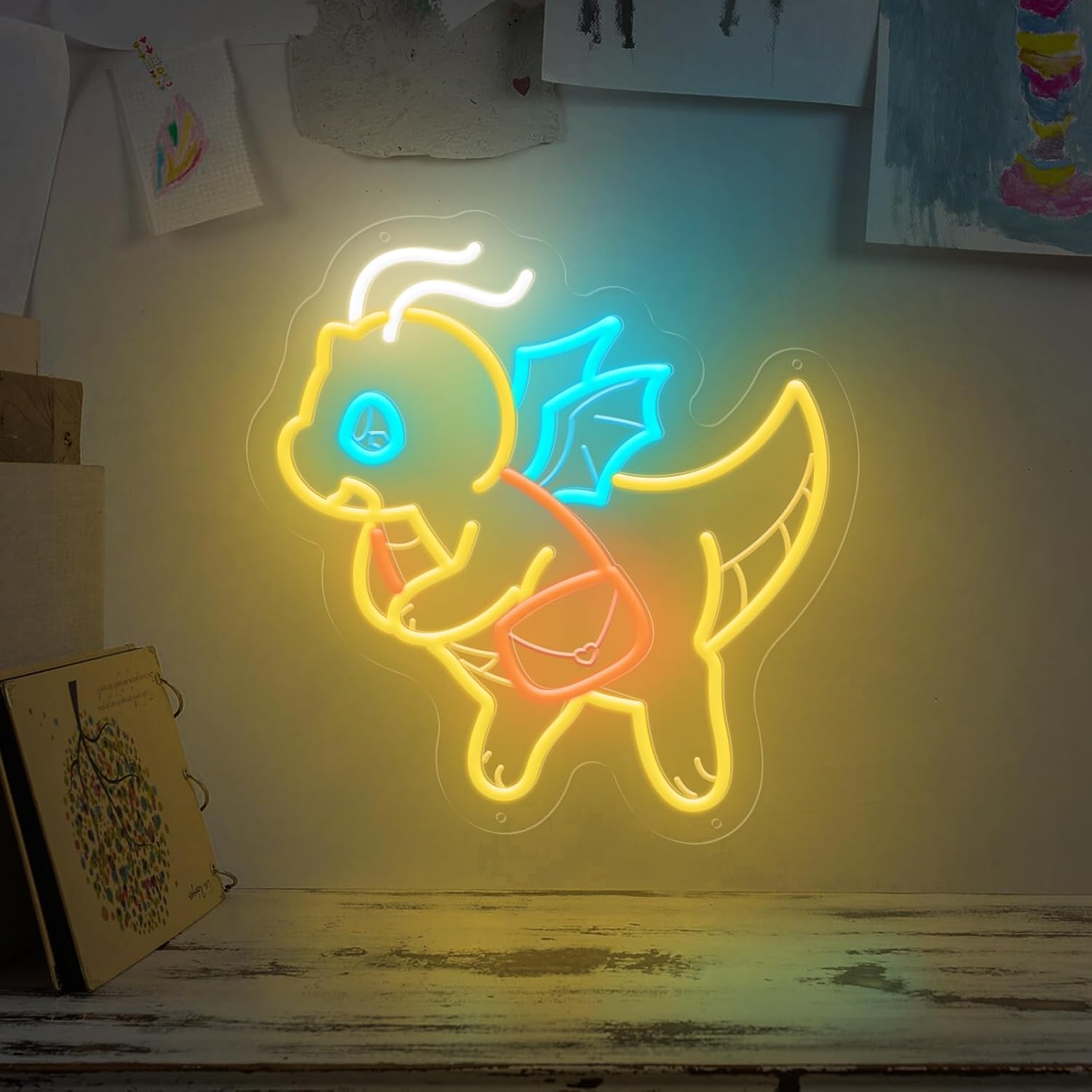 USB Dimmable Cute Dinosaur Neo - Outdoor Lighting Decor Ideas ulasan dan harga