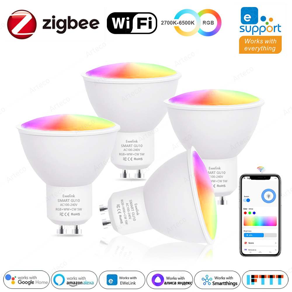 Ewelink GU10 Zigbee LED Bulbs  - Philips Bulb Hue ulasan dan harga
