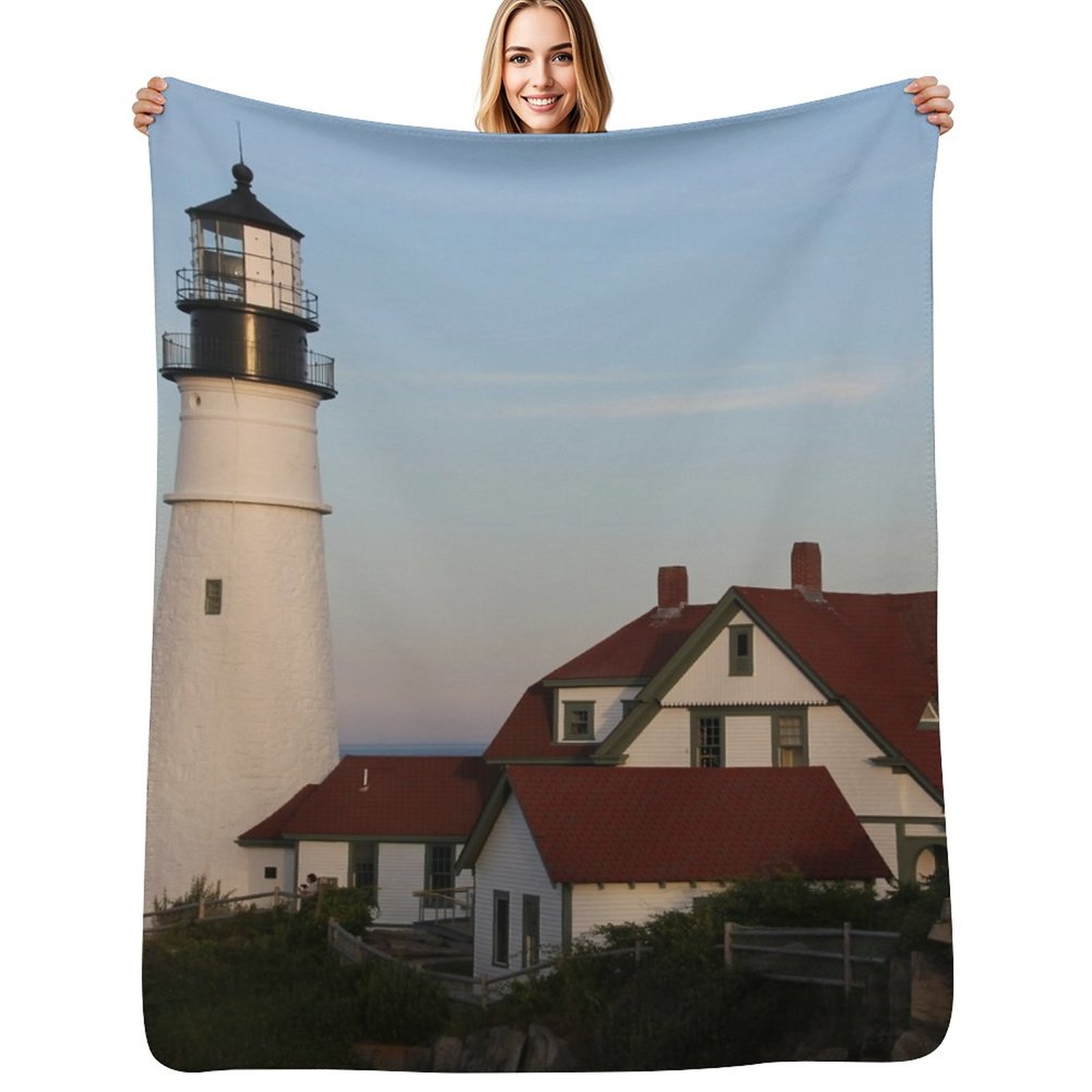 Portland Head Light Throw Blan - Lighting Decoration Ideas For Home ulasan dan harga