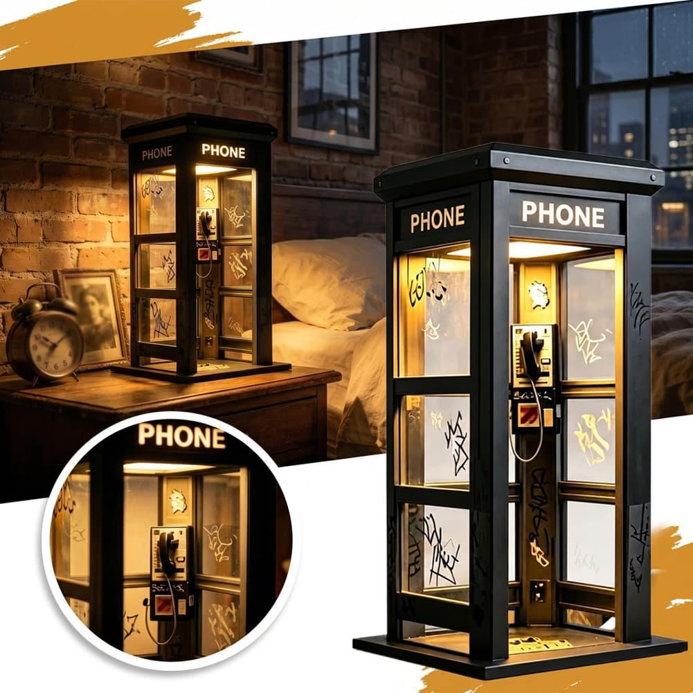 Retro Graffiti Phone Booth Tab - Lighting Decoration Ideas ulasan dan harga