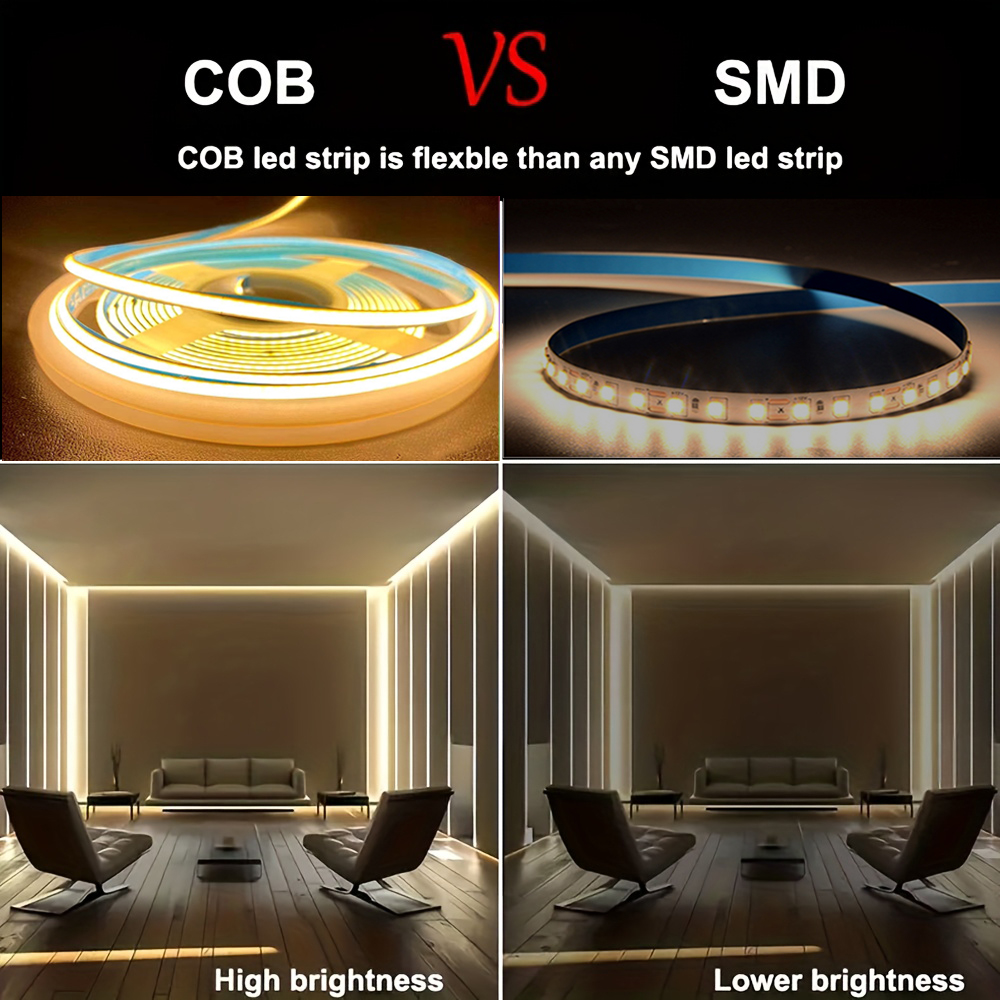 3mm Ultra Thin Led COB Strip U - Decor Lighting Hours ulasan dan harga