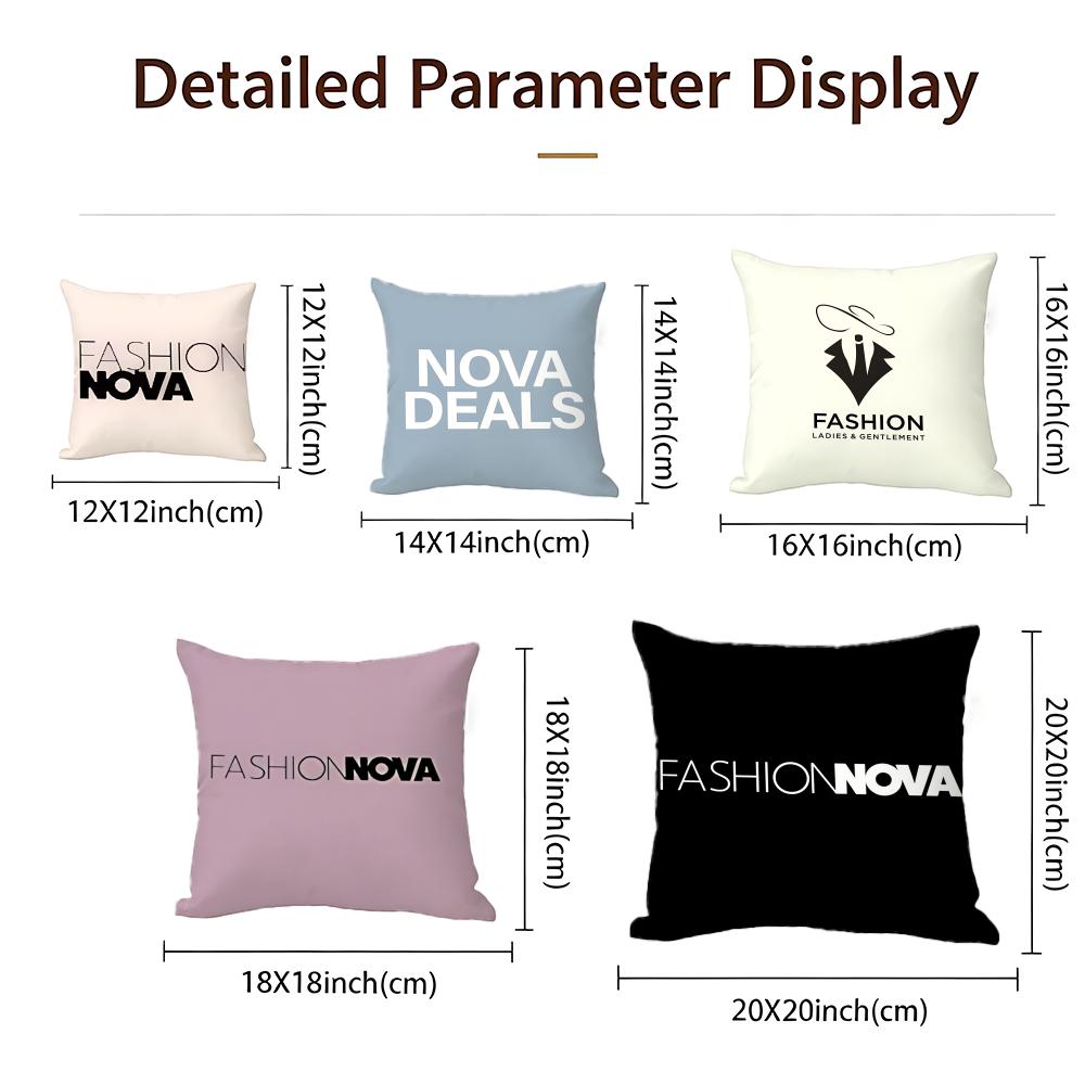 Brand FFashion Nova Cushion Co - Nova Decor & Lighting Vase Glass Brun 26Cm ulasan dan harga
