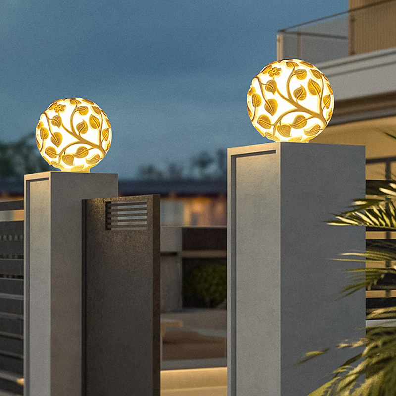 Outdoor column lights solar LE - Lighting Decor Outdoor ulasan dan harga