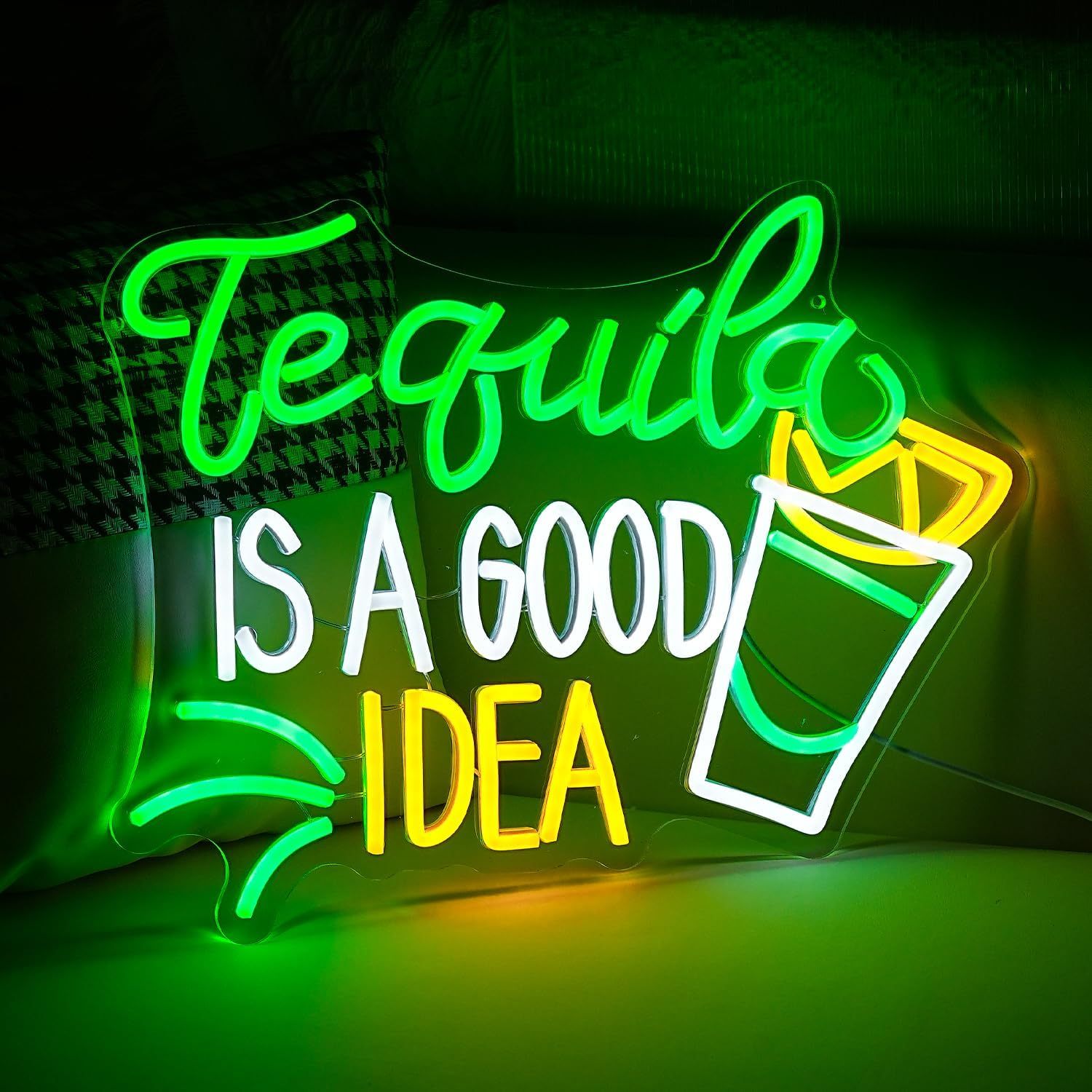 Tequila Is A Good Idea Neon Si - Outdoor Lighting Decor Ideas ulasan dan harga