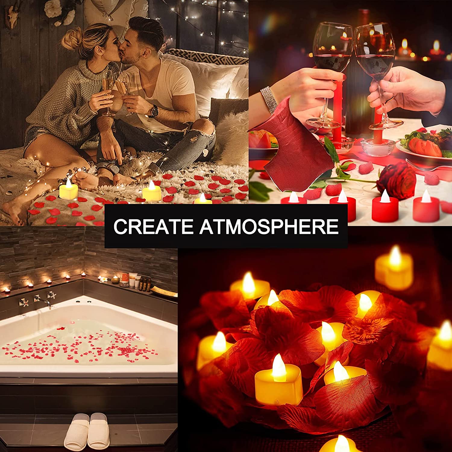12/24Pcs Flameless LED Tea Lig - Decor Lighting Hours ulasan dan harga