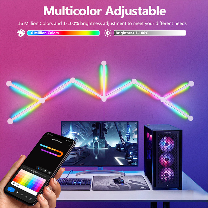 Smart RGB Wall Lamp, Bluetooth - Lighting Decoration Ideas ulasan dan harga