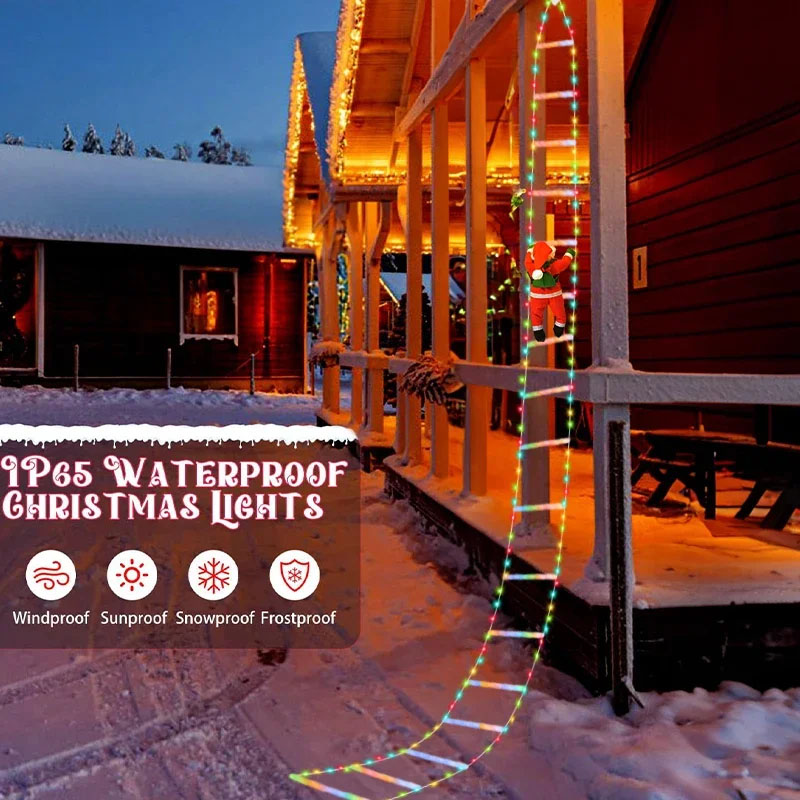LED Christmas Lights Christmas - Lighting Decor Outdoor ulasan dan harga