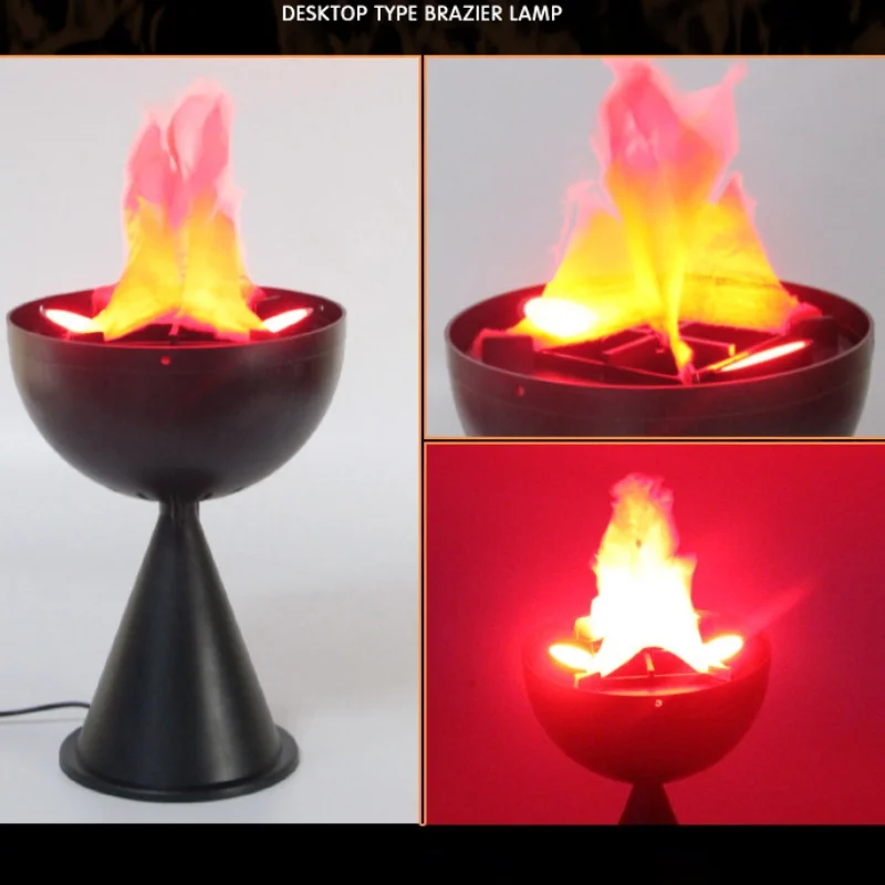 3D Fake Flame Lamp Simulation  - Lighting Decoration Ideas ulasan dan harga