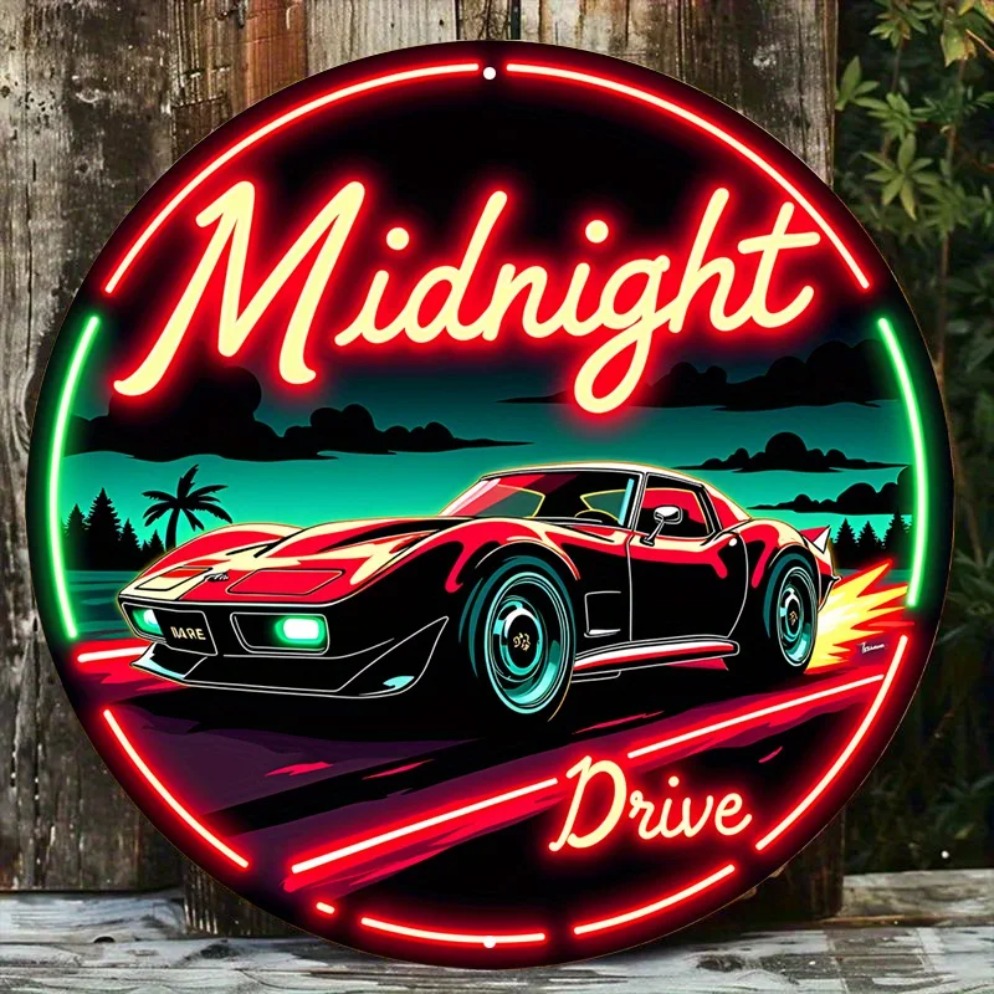 Vintage Neon Car Sign Midnight - Lighting Decoration Ideas ulasan dan harga