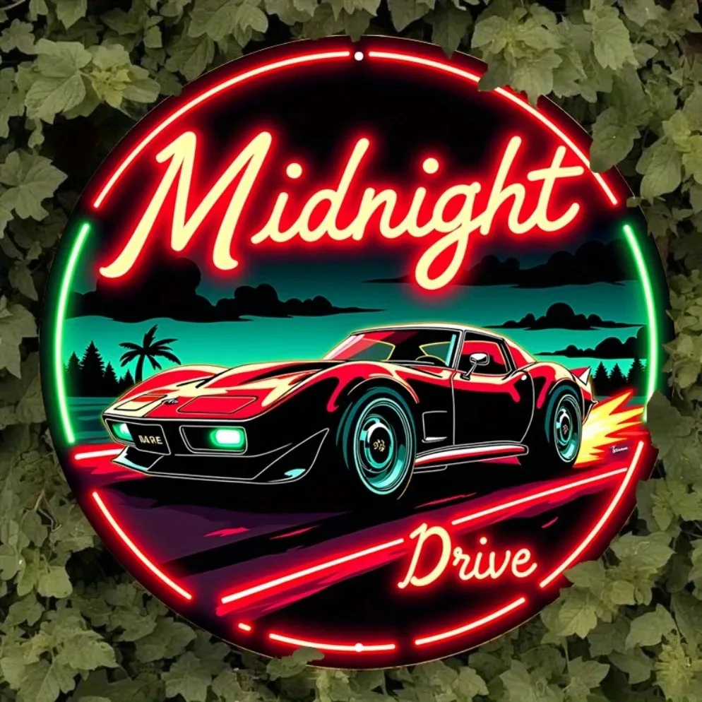Vintage Neon Car Sign Midnight - Lighting Decoration Ideas ulasan dan harga