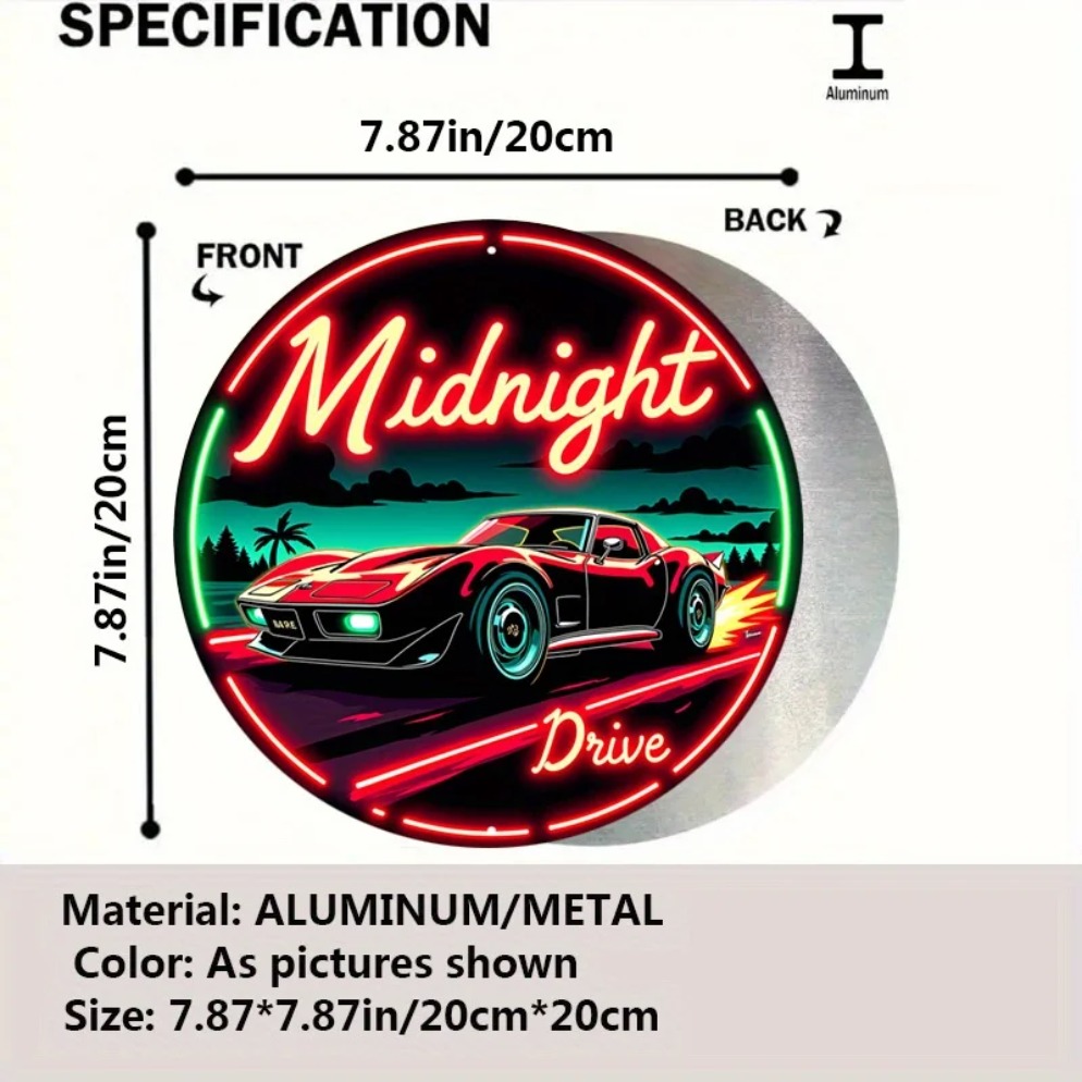 Vintage Neon Car Sign Midnight - Lighting Decoration Ideas ulasan dan harga