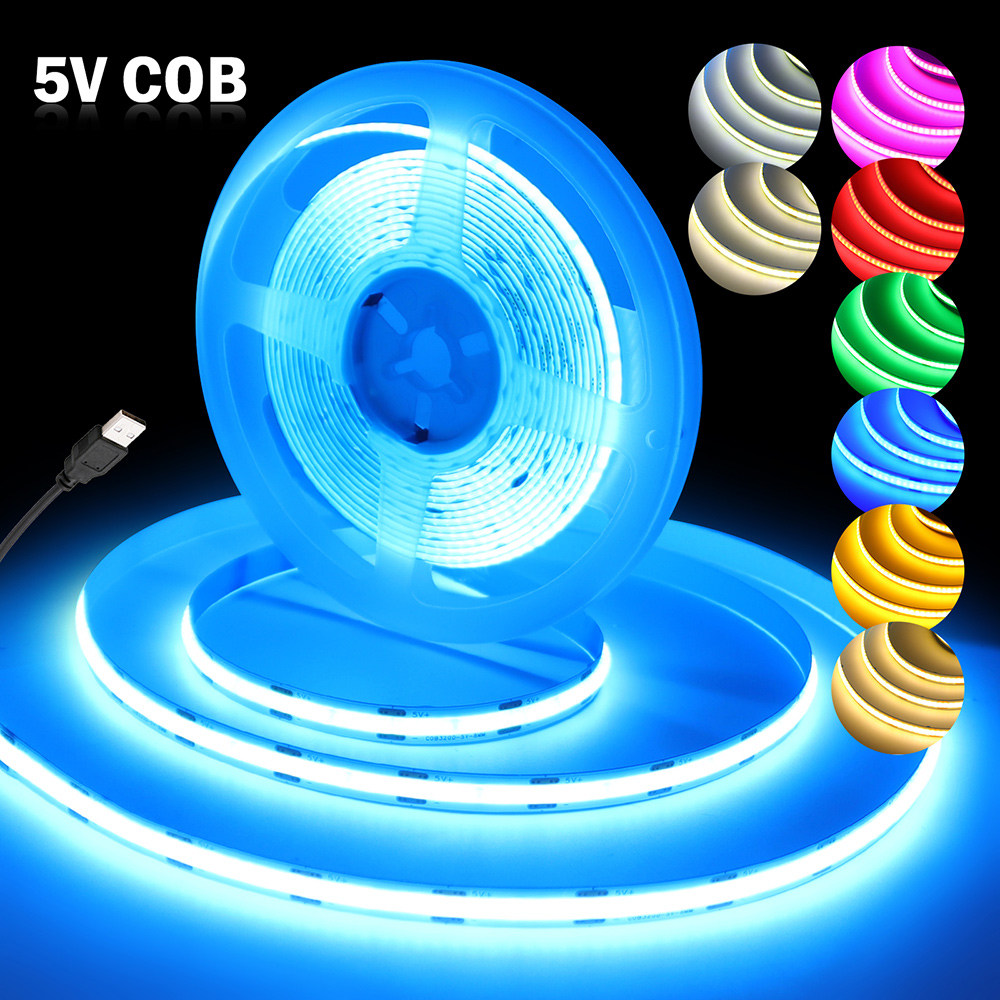 DC 5V COB LED Strip Light 320L - Decor Lighting Hours ulasan dan harga