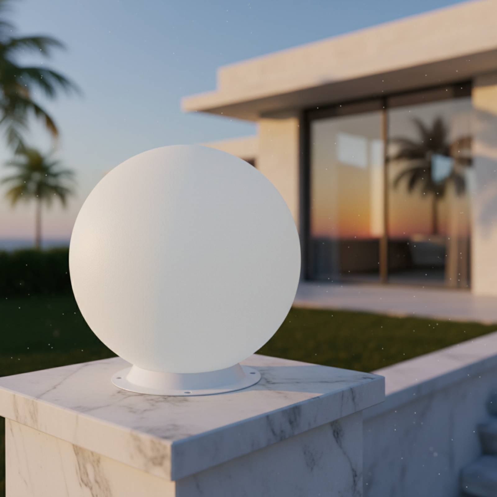 Solar Post Cap Light Dusk to D - Lighting Decor Outdoor ulasan dan harga