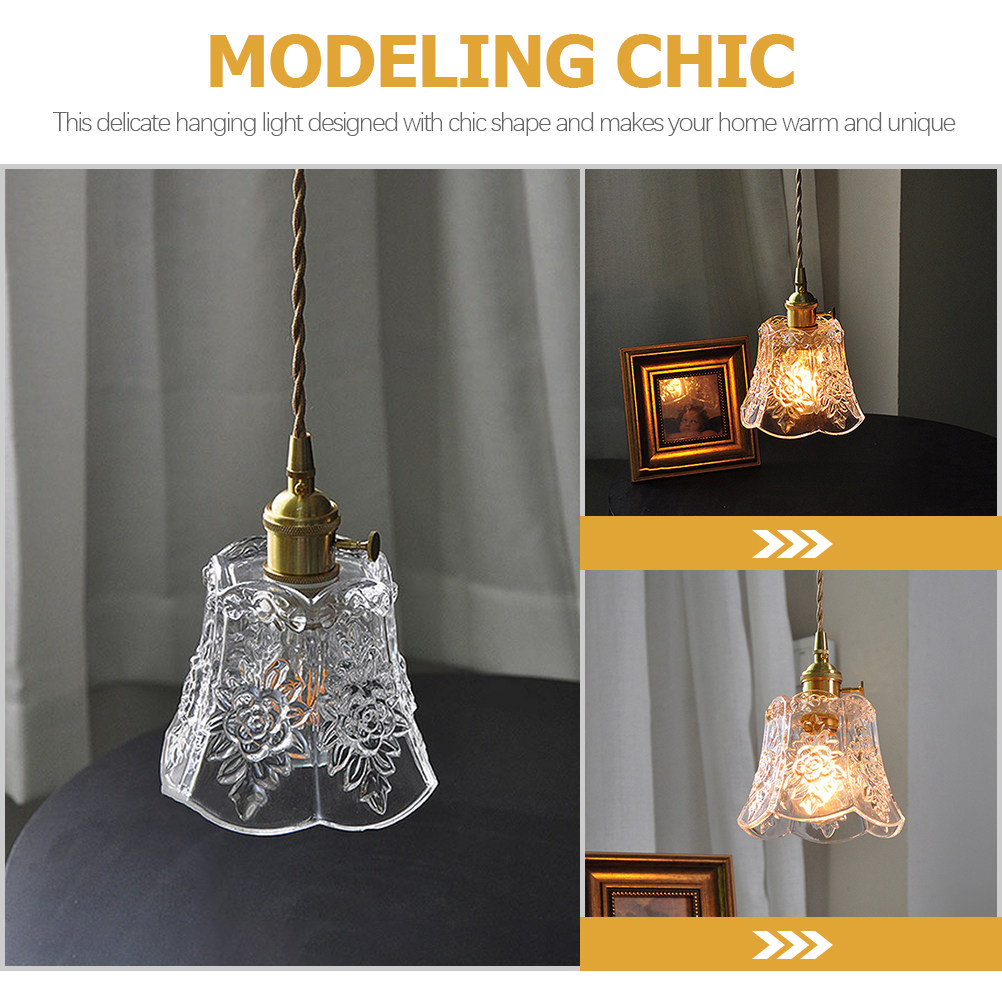 Retro Glass Pendant Light Eleg - Lighting Decoration Ideas For Home ulasan dan harga