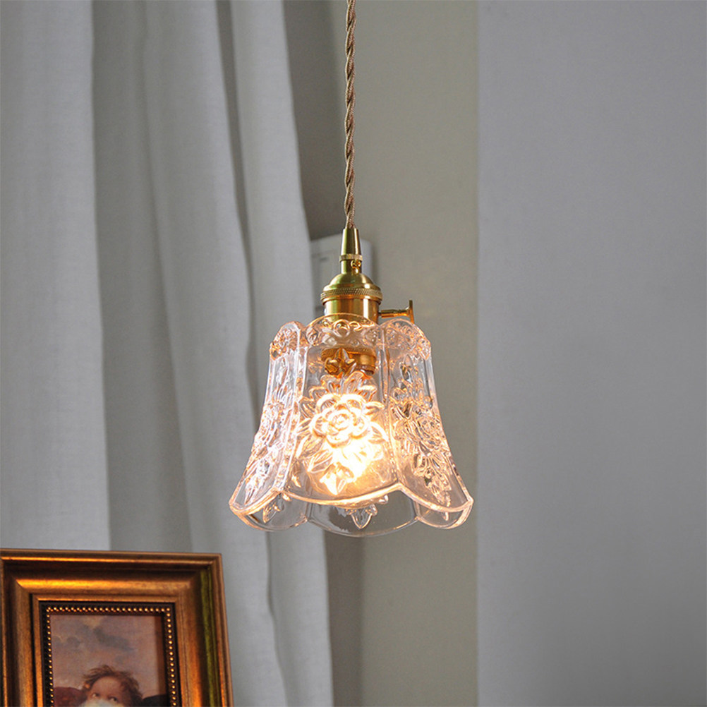 Retro Glass Pendant Light Eleg - Lighting Decoration Ideas For Home ulasan dan harga