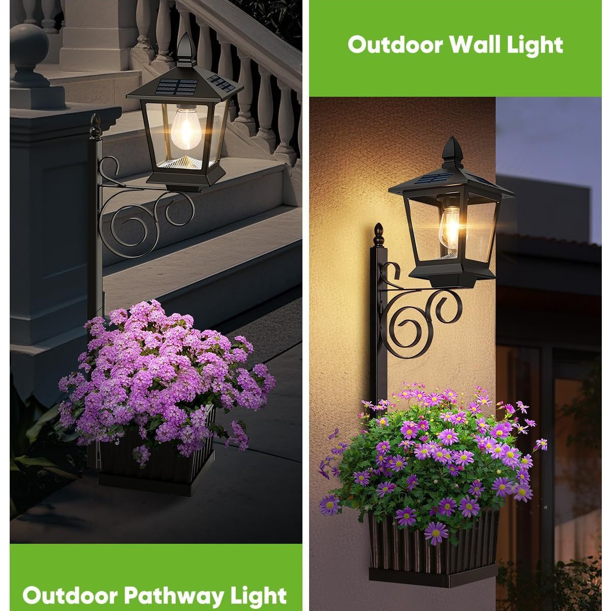 2 in 1 Solar Planter Lamp Wate - Lighting Decor Outdoor ulasan dan harga