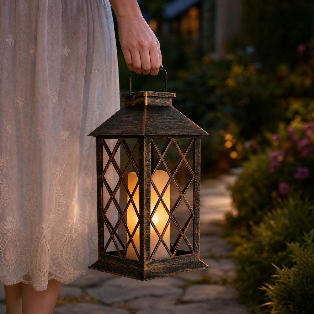 Retro Solar Lantern, Outdoor S - Lighting Decor Outdoor ulasan dan harga