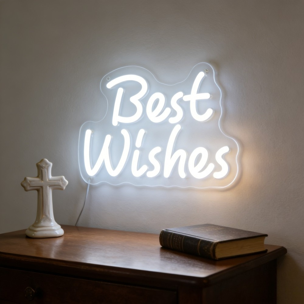 Best Wishes Dimmable LED Neon  - Outdoor Lighting Decor Ideas ulasan dan harga