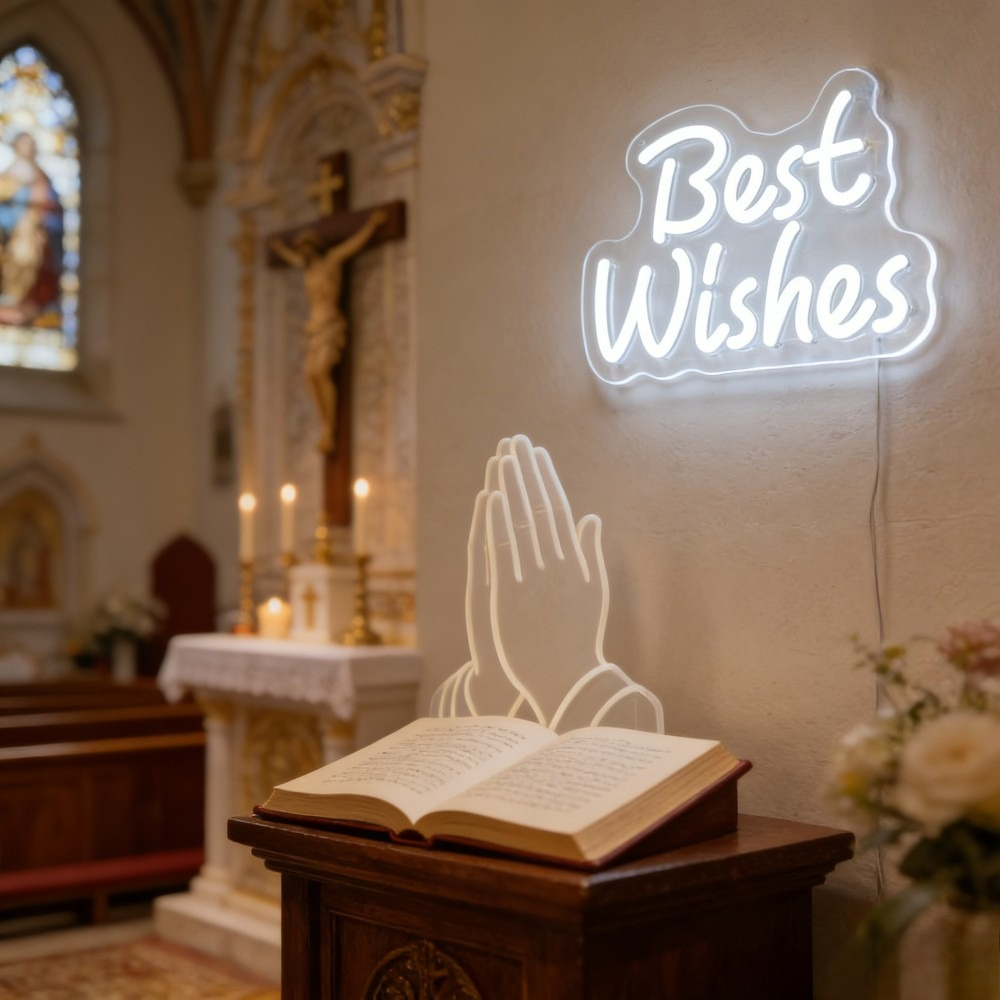 Best Wishes Dimmable LED Neon  - Outdoor Lighting Decor Ideas ulasan dan harga