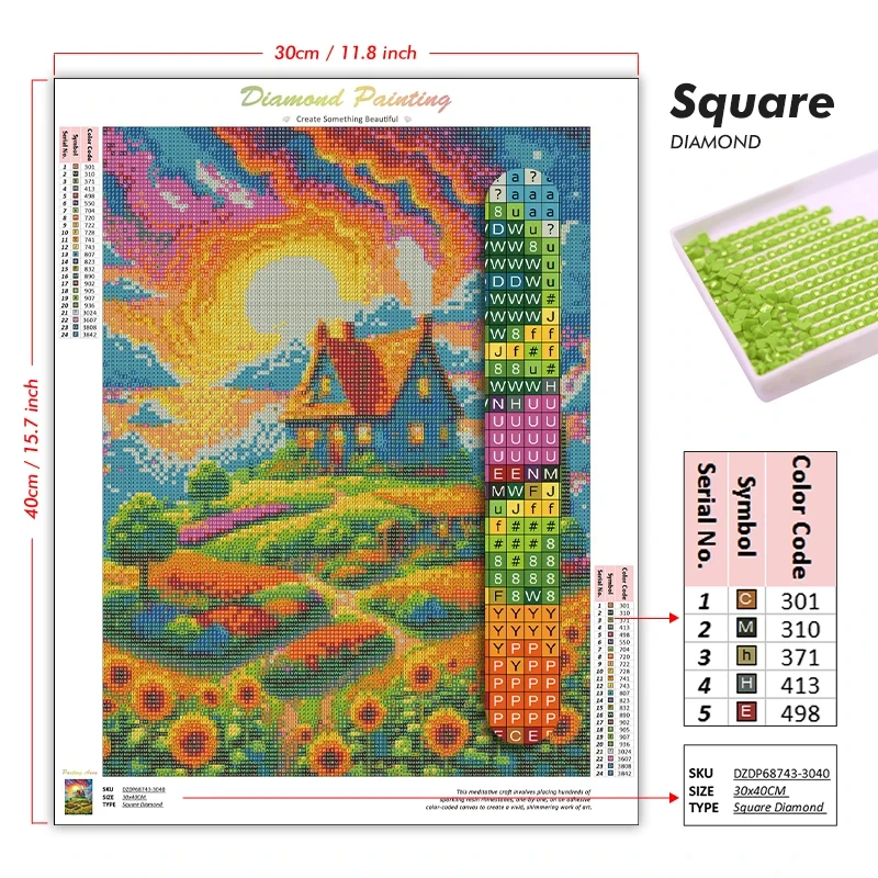 DIY Diamond Painting 2026 Nova - Nova Decor & Lighting Vase Glass Brun 26Cm ulasan dan harga
