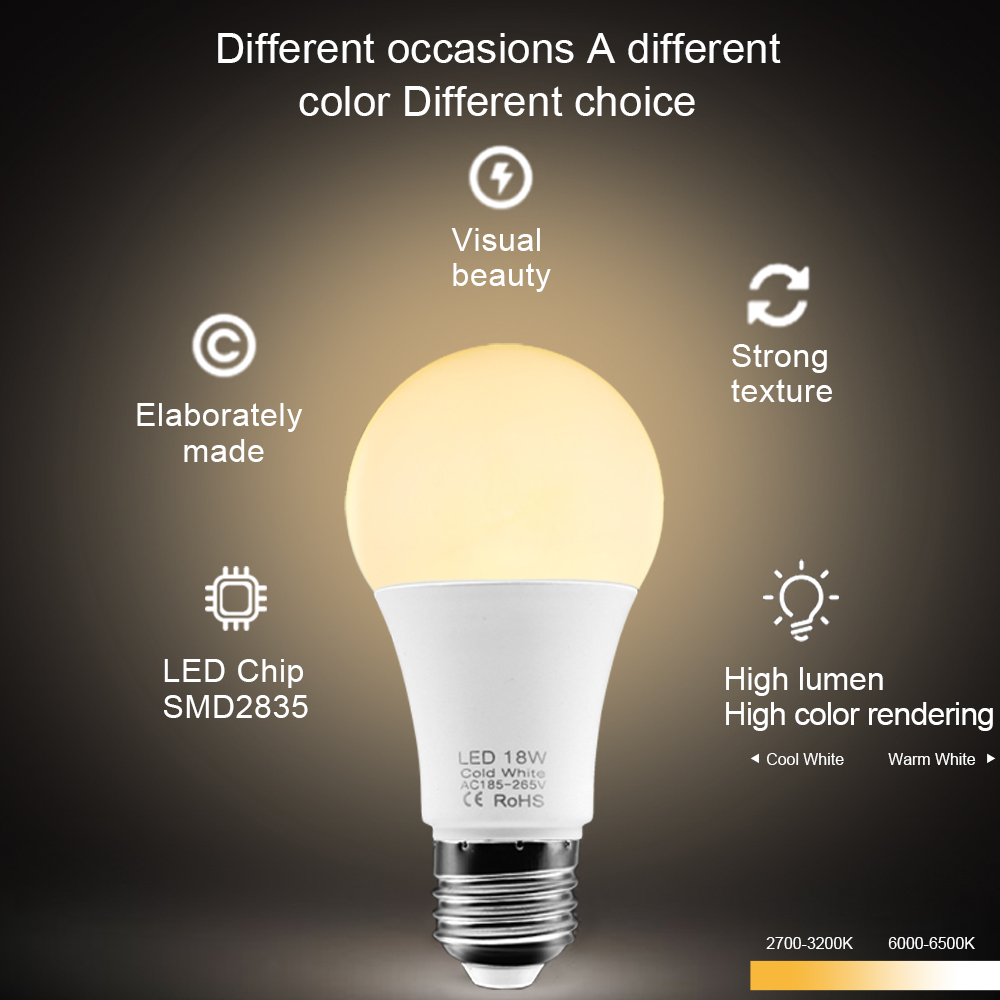 10pcs E27 LED Light Bulbs 220V - Philips Bulb Hue ulasan dan harga