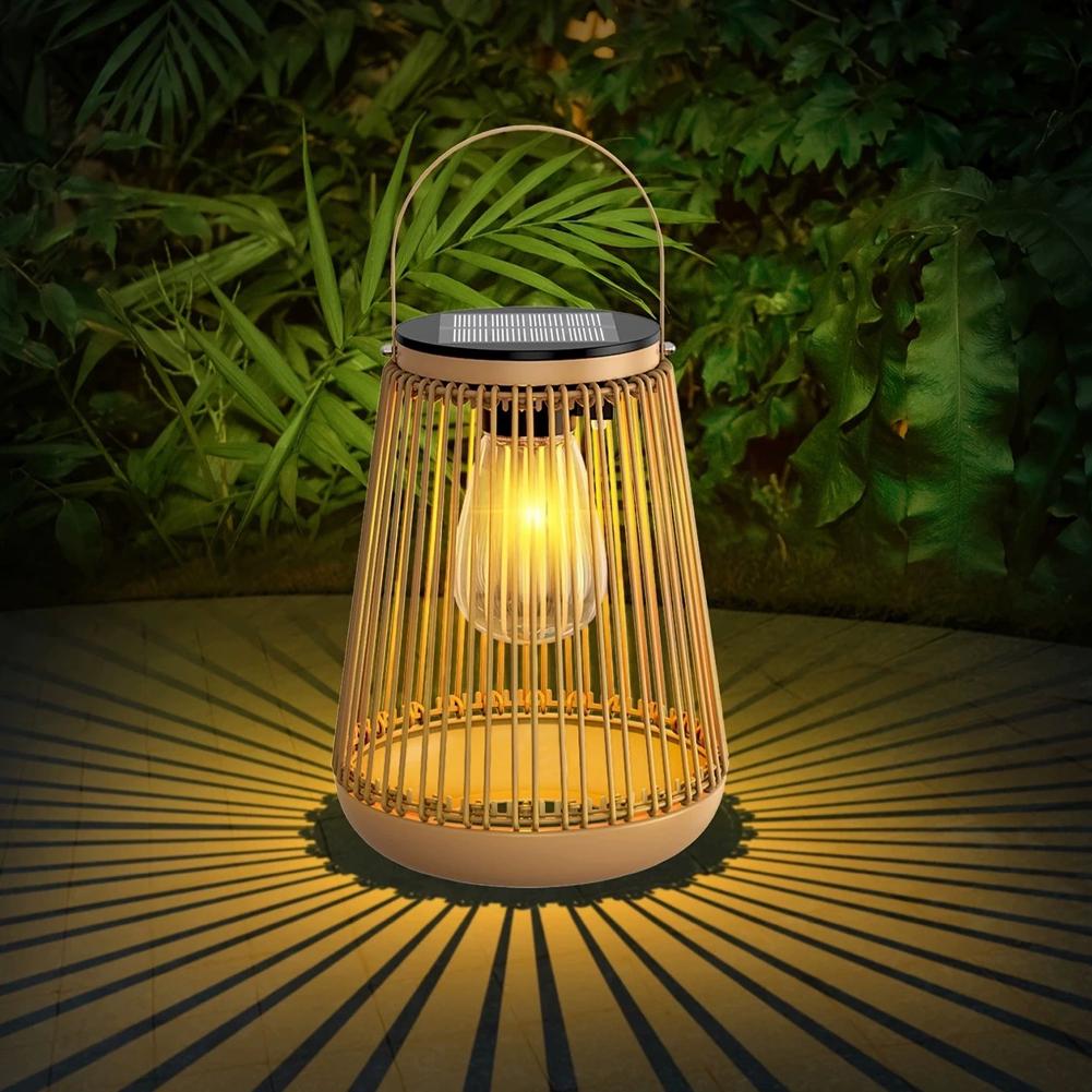 IP65 Waterproof Solar Rattan L - Lighting Decor Outdoor ulasan dan harga