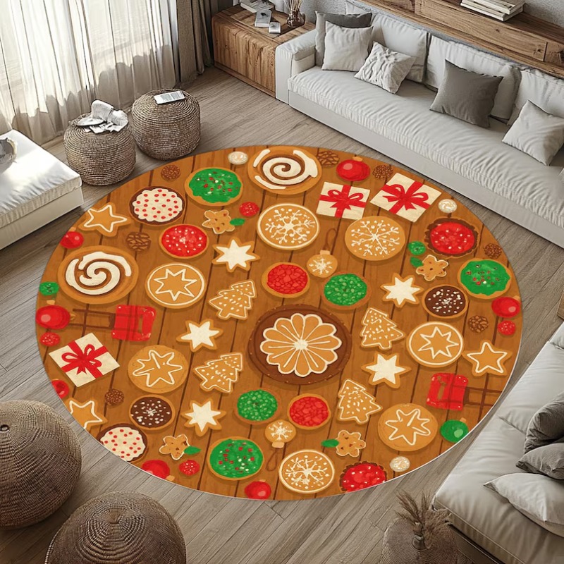 3D Christmas Village Rug Winte - Outdoor Lighting Decor Ideas ulasan dan harga