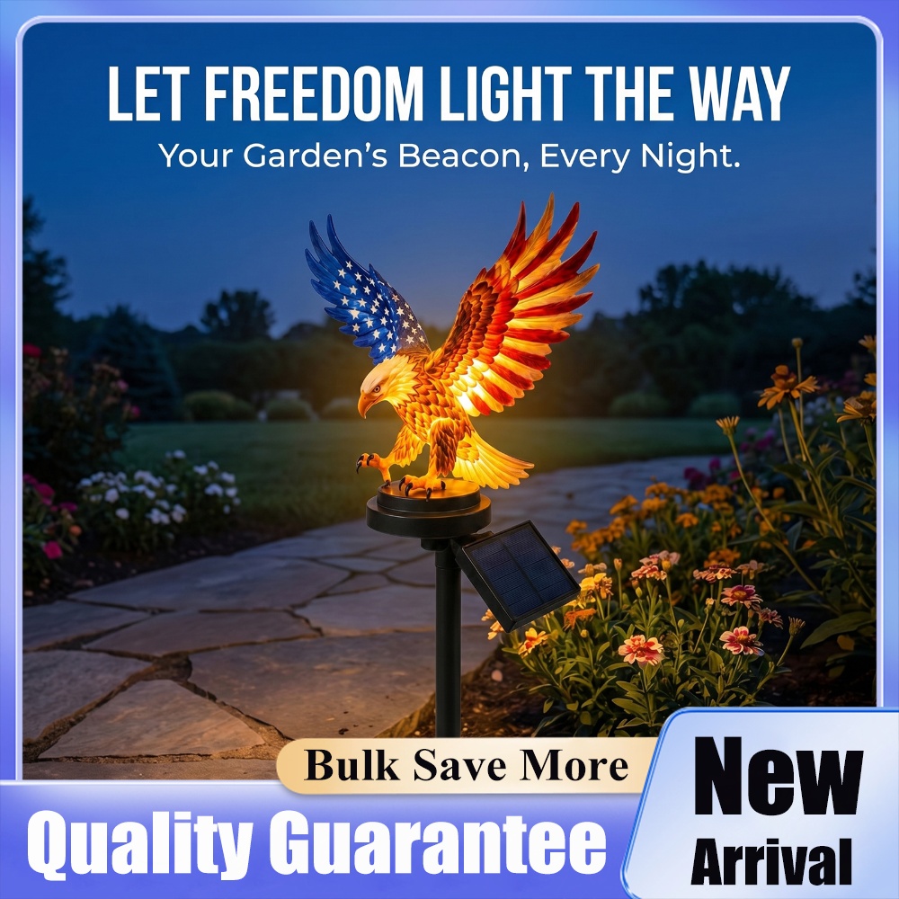 Solar Powered Eagle Stake Ligh - Yard Lighting Decor ulasan dan harga