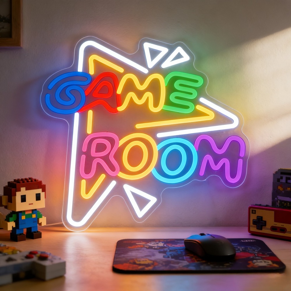 GAME ROOM LED Neon Sign Dimmab - Outdoor Lighting Decor Ideas ulasan dan harga
