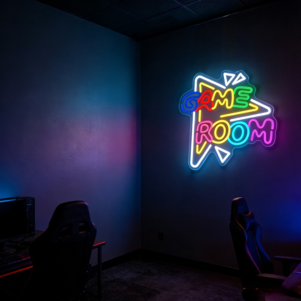 GAME ROOM LED Neon Sign Dimmab - Outdoor Lighting Decor Ideas ulasan dan harga