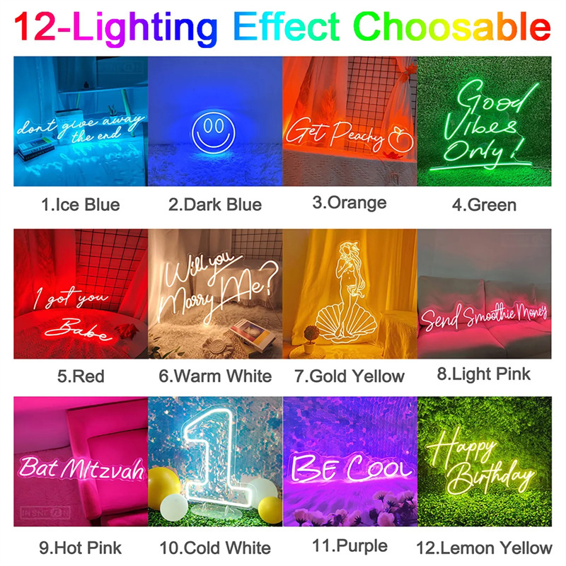 Custom Led Neon Signs LED Ligh - Lighting Decoration Ideas ulasan dan harga