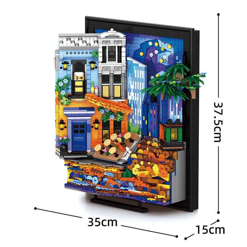 Night Sky Cafe Picture Frame B - Lighting Decoration Ideas For Home ulasan dan harga