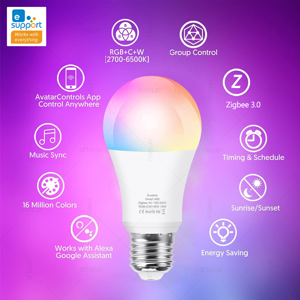 15W 18W E27 Zigbee Smart Light - Philips Bulb Hue ulasan dan harga