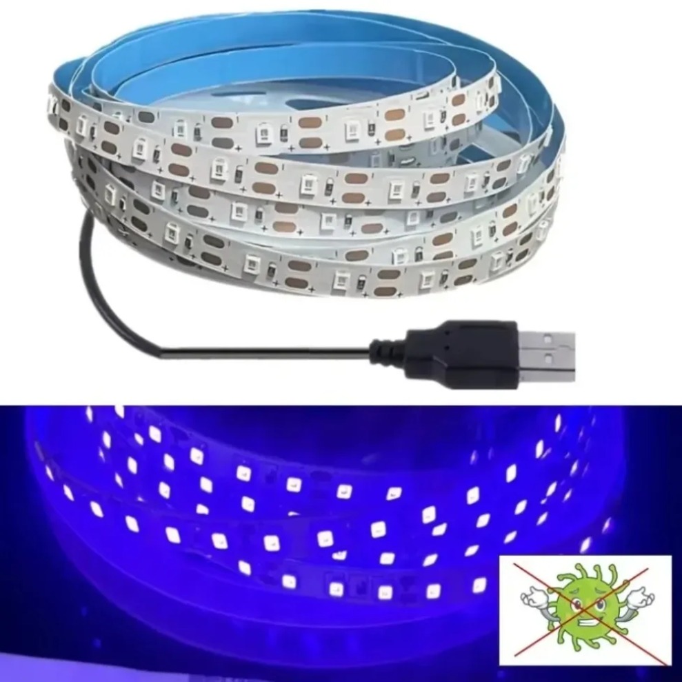UV LED Strip SMD2835 DC5V 395- - Decor Lighting Hours ulasan dan harga