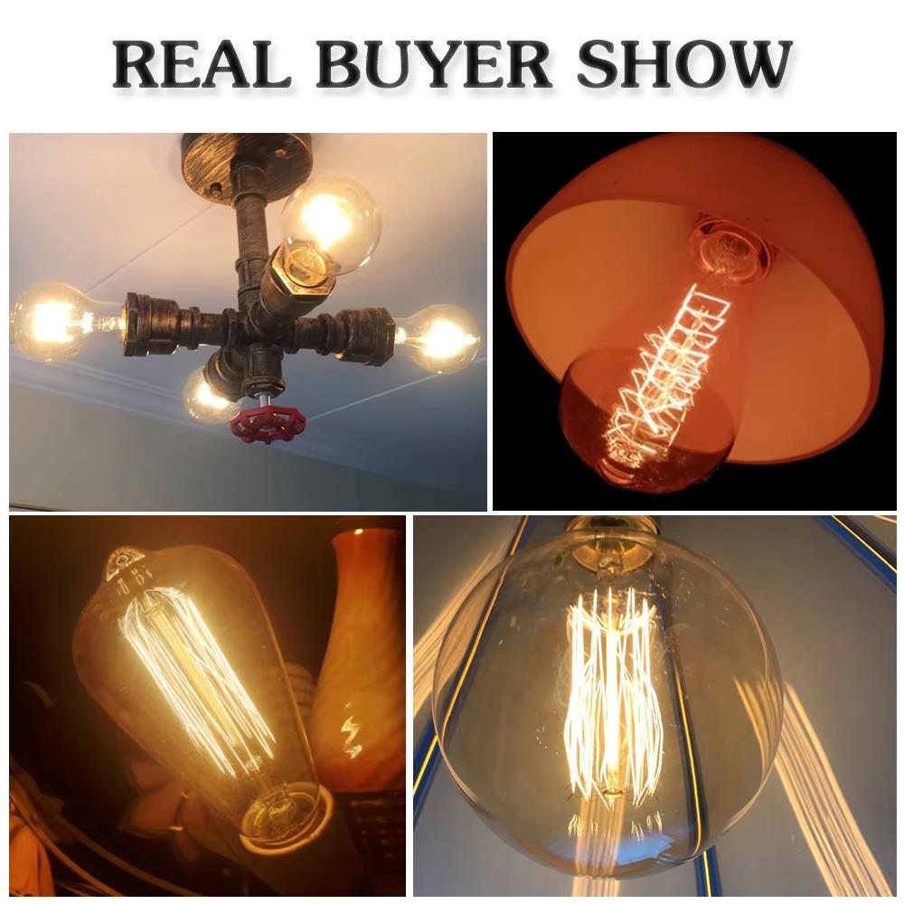 Retro Edison Light Bulb E27 40 - Lighting Decoration Ideas ulasan dan harga