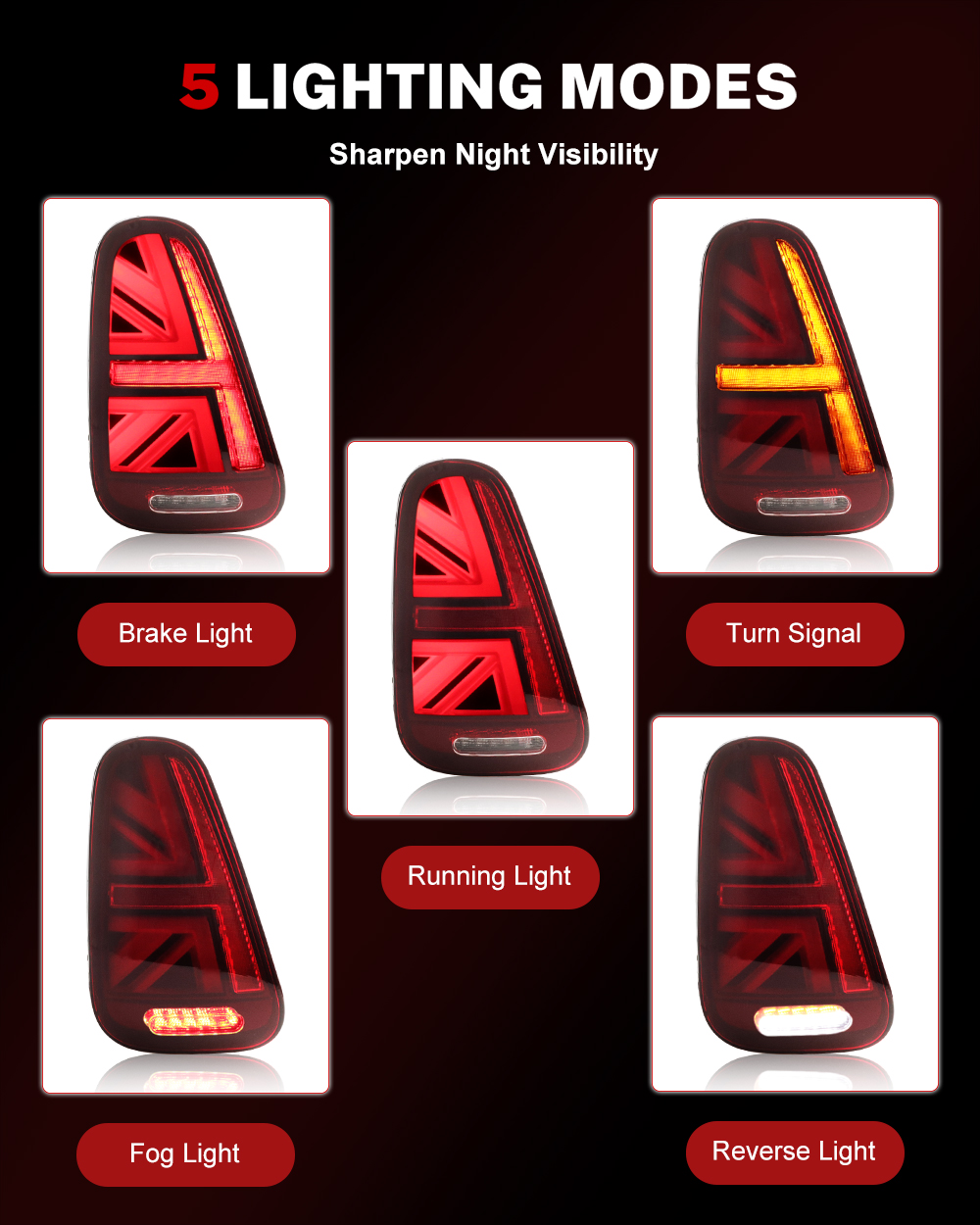 iJDM Car Union Jack Rear Tail  - Union Lighting & Decor Reviews ulasan dan harga