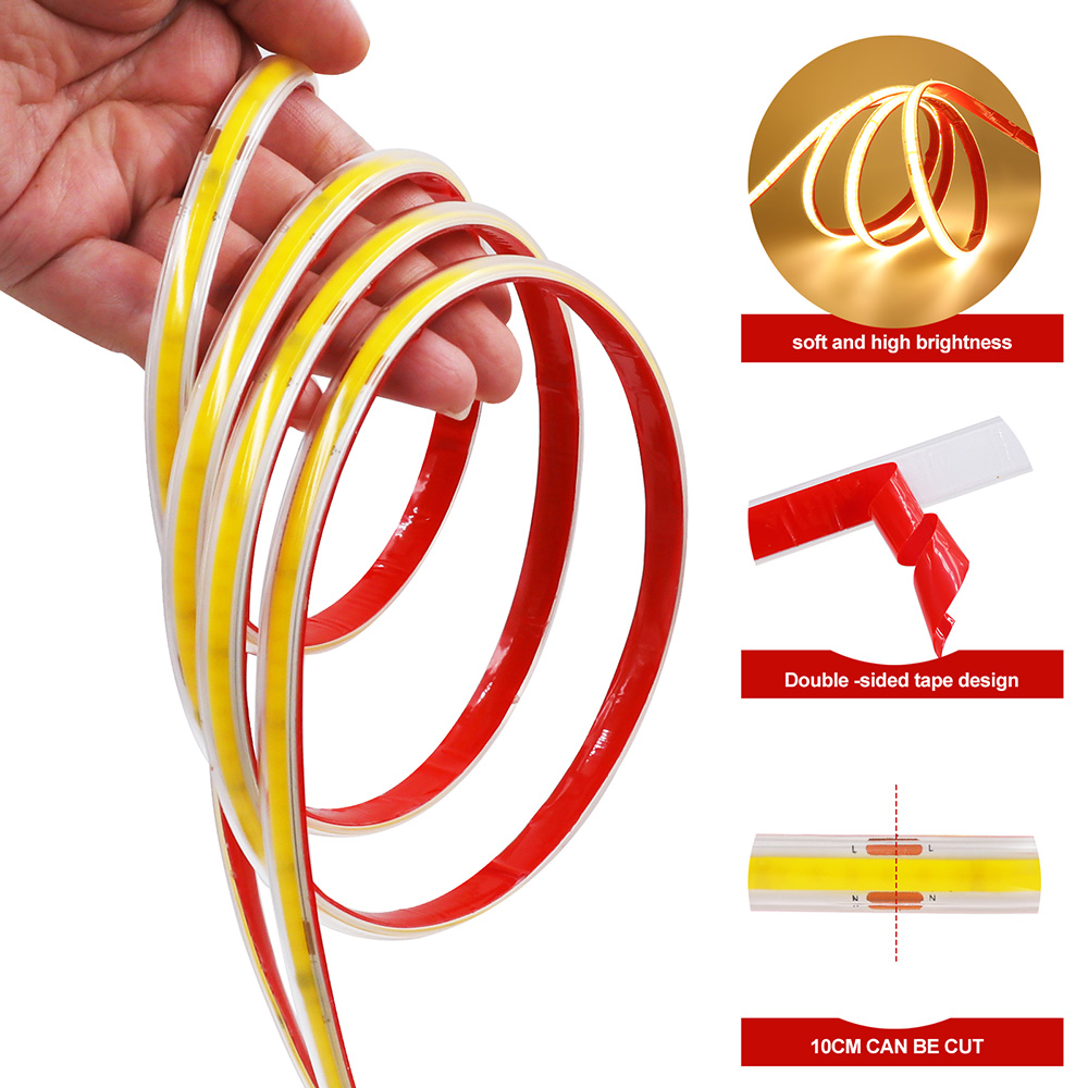 LED COB Strip Lights with Adhe - Decor Lighting Hours ulasan dan harga