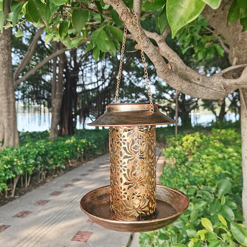 Hanging Bird House Metal Outdo - Outdoor Lighting Decor Ideas ulasan dan harga