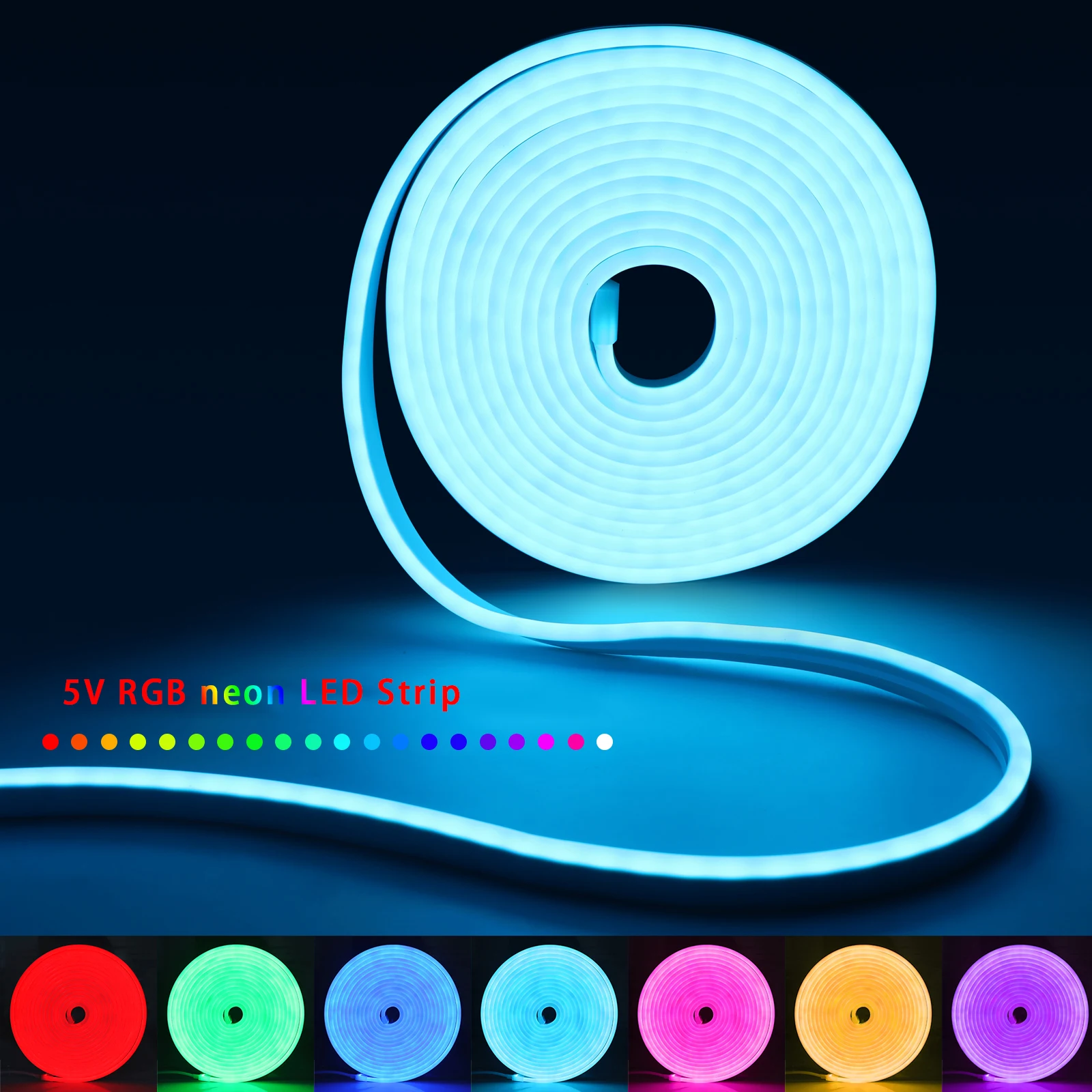 1-5m RGB LED Neon Strip Light  - Lighting Decoration Ideas ulasan dan harga