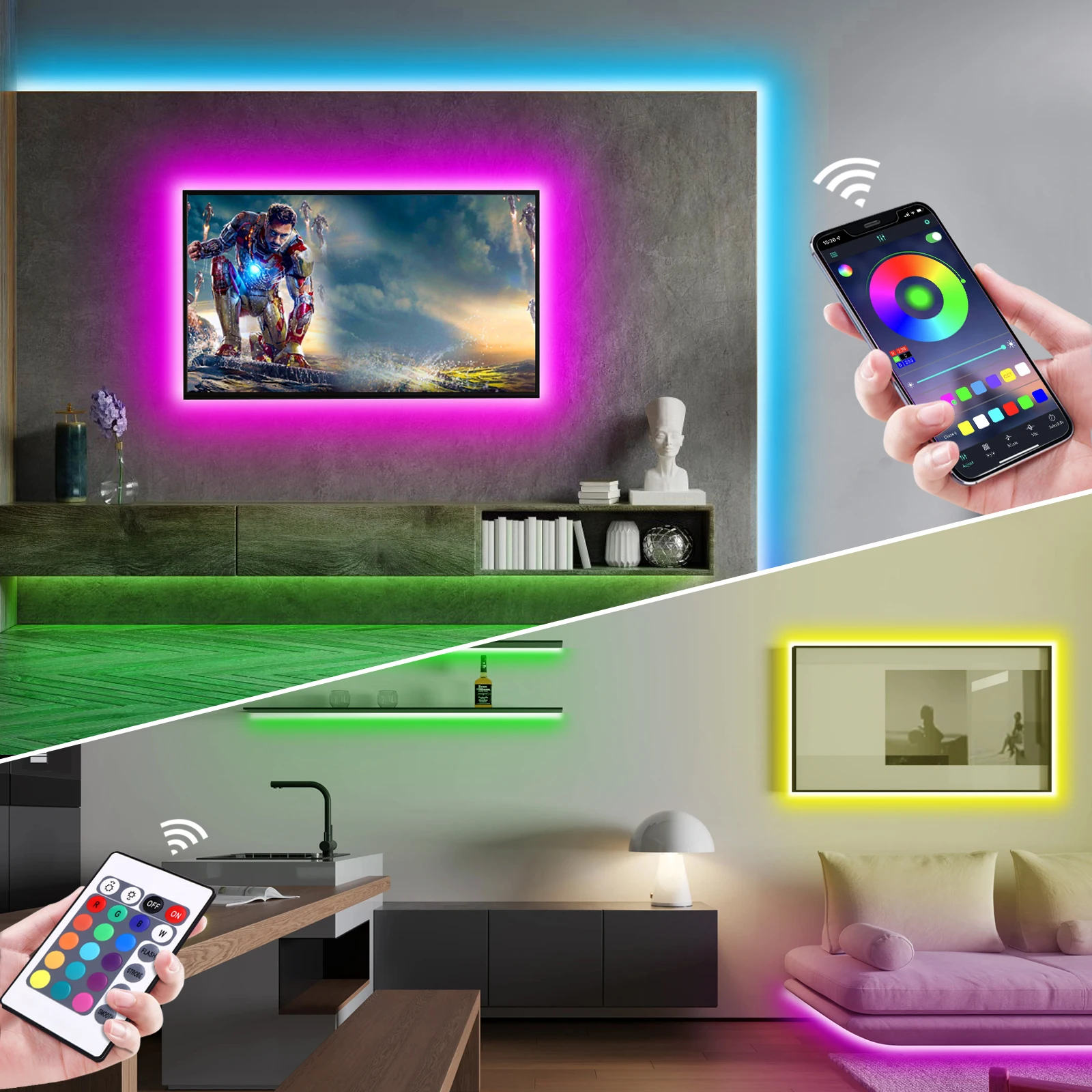 1-5m RGB LED Neon Strip Light  - Lighting Decoration Ideas ulasan dan harga